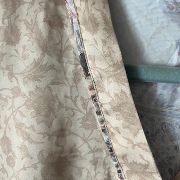 Silk Tunic Artisan Mughal Print Stone & brass buttons Size Large L by SAPPHIRE - Picture 3 of 13